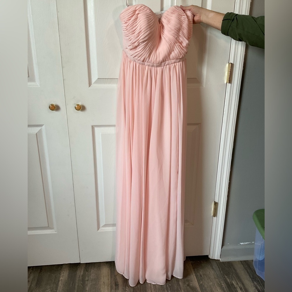 Weddington way dress. Strapless. Pink. size 4